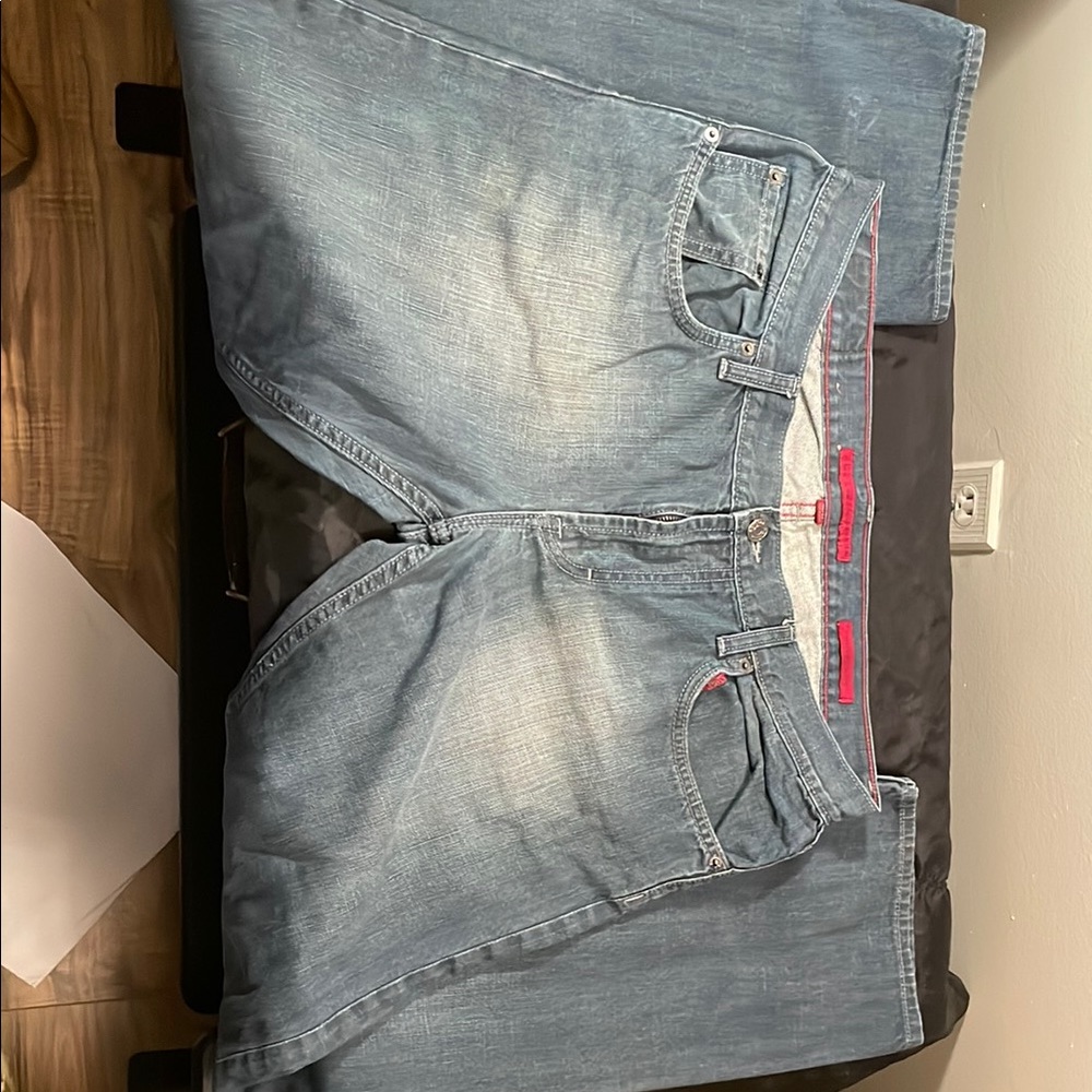 Banana Republic Blue Straight Jeans Classic Denim 35x34